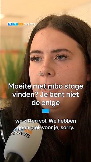 Moeite met MBO-stage vinden? Je bent niet de enige | RTL Nieuws