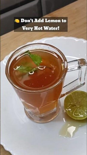 Quick 5-Minute Lemon Tea Recipe 🍋☕ #lemontea #shailajahomekitchen