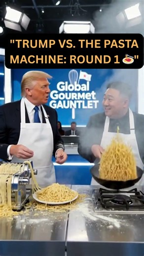TRUMP VS KIM The Ultimate Cooking Disaster! 👨‍🍳🔥 #funny #usa