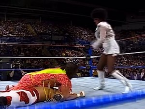 On April 19, 1992 the third annual WWF UK Rampage took place from the Sheffield Arena in Sheffield, England and aired live on Sky Movies Plus. Take a look back as WWF World Heavyweight Champion “Macho Macho” Randy Savage (with Miss Elizabeth) puts his title on the line against “The Heartbreak Kid” Shawn Michaels (with Sensational Sherri). This marked Miss Elizabeth's final appearance with the WWF. In August 1992, she and Savage divorced. She disappeared from the spotlight for a few years before 