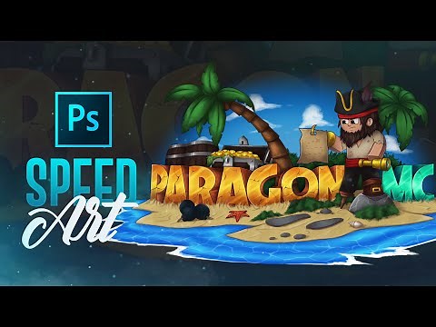 How to draw a Minecraft Server logo - ParagonMC