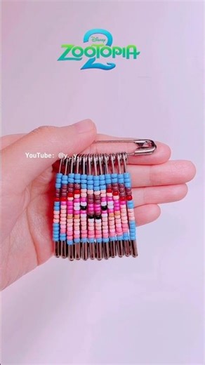 Making Zootopia 2 Keychain EASY Craft #DIY #shorts