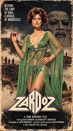 Consuella Comes Alive | Zardoz (1974) | Sci-Fi Poster Animation