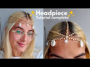 How to make a beaded headpiece | step by step