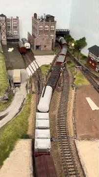 Trains around the lay-out. #modelleisenbahn #märklin #modeltrains #railway #dampflok #railroad