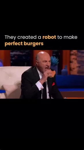 Millionaire | Mindset | Money on Instagram: "RoboBurger showed the Sharks a fully autonomous burger station that grills the patty, toasts the bun, adds the toppings, and serves a fresh burger in about four minutes. 🍔🤖 The machine fits inside a small twelve square foot unit and operates on its own once plugged in, making it possible to serve hot food without a staffed kitchen or traditional restaurant setup. Kevin O’Leary and Michael Rubin offered a deal worth one point five million dollars as 