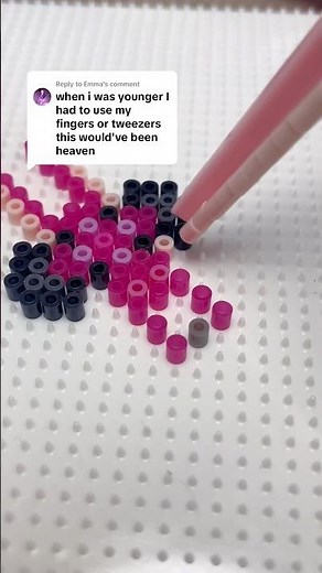 Pixie Beads ASMR | DIY Mini Fuse Bead Art | Perfect Melt & Satisfying Beading Sound #fusebeads #diy