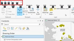 Use KeyTips in ArcGIS Pro