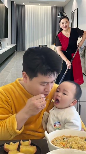 아빠 육아 정말 재미있어요, 하하 / パパの子育てがすごく面白い、ハハ