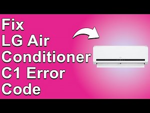 How To Fix LG Air Conditioner C1 Error Code (Troubleshooting Error C1! - Faulty Temperature Sensor)