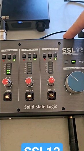SSL12 Audio Interface 🔥🔥Quick Look #shorts