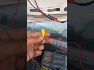 Install a reversing camera easily step by step