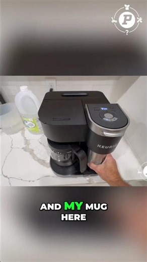 Effortless Keurig Descaling: 50/50 Vinegar Mix Guide #shorts