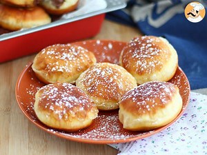 Donuts rellenos de nutella, berlinas