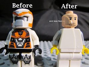 How to Remove Printing from Lego Minifigures