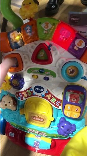 Vtech first steps red baby walker at chesterfield Queen’s Park sports centre children’s market