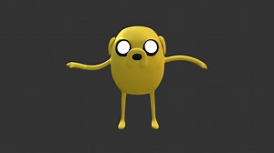 Jake the Dog - 3D model by AGux (@annagux)