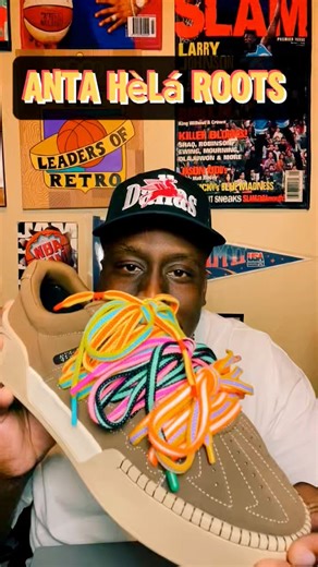 What y’all think of The New Anta X Kyrie Hèlá Style Roots… s/o ANTA Kyrie Irving Foot Locker #anta #kyrieirving #FootLocker #helastyled #antashoes | Skoola Da Rula