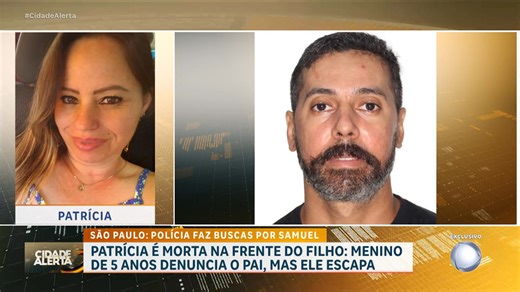 Um homem matou a esposa com uma tesoura e um rolo de massa de pizza em São Paulo. Patrícia queria se separar, mas Samuel não aceitou o pedido da mulher e a atacou na frente do filho de 5 anos. A família só descobriu o que tinha acontecido quando um dos irmãos de Patrícia foi até a casa para ver a criança. Samuel entregou o menino e pediu que o homem o levasse para “distrair um pouco” #CidadeAlerta | Cidade Alerta