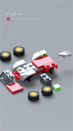 LEGO rally racer car #lego #racecar #racer #racing #racingcar #satisfying