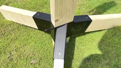 ZSHIGANMA Target Stand Base for AR500 Steel Shooting Target, 2x4 Target Stand Brackets for Shooting Range Outdoor and Indoor (Black)