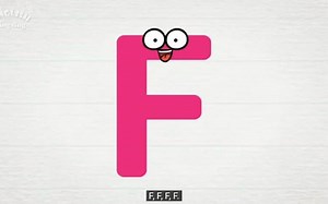 English Singsing Alphabet Song字母歌 F