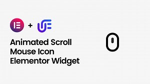 Animated Mouse Scroll Icon Widget for Elementor