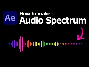 After Effects how to make audio spectrum