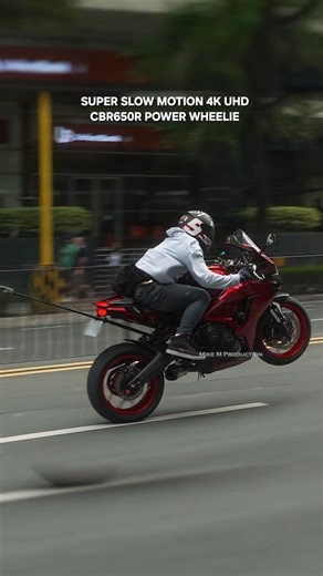 #WheelieWednesday Honda CBR650R Power Wheelie 🔥 Super Slow Motion 4KUHD 🎥 Shot by Mike M. Production Edited Jan 28, 2026 . . . . . . . . #yamaha #bikersofinstagram #ducati #cornering #zx6r #honda #cbr1000rr #cbr #kawasaki #kawasakininja #motorcycle #couplegoals #moto #bikergirl #cbr150r #obr #fblifestyle #R1 #banking #R3 #R7 #ladyrider #trendingpostchallenge #couple #fbreels #R15 #bikers #bikelife #motos #fyp #Bigbike #riders #ride | Mike M. Production
