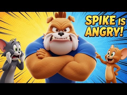 Tom & Jerry Best of Spike 🐶 | Funny Bulldog Moments in 3D Cartoon Animation