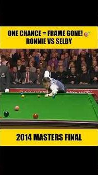 This Is Why You NEVER Miss Against Ronnie 👀🎱 | 2014 Masters Final Snooker