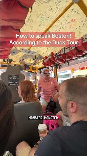 How to speak Boston according to the @bostonducktours #boston #accent #bostonaccent #bostonma