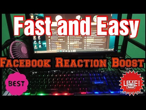 How To Boost Facebook Reactions Using Laptop or Desktop very Easy Tutorial | Liv Thyrahs Channel