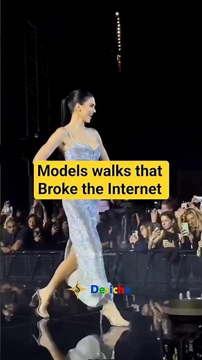 walks that broke the Internet #fashion #models #runway #shorts