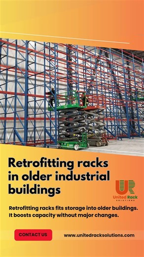 Retrofitting Pallet Racks in Older Warehouses to Increase Storage Capacity #palletstoragerack