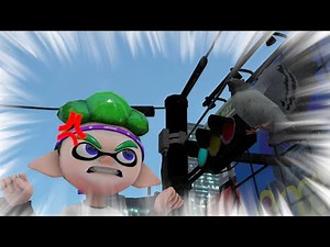 (SFM Splatoon) Inkling vs pigeon
