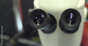 Microscope eyepieces laboratory scientific medical test equipment