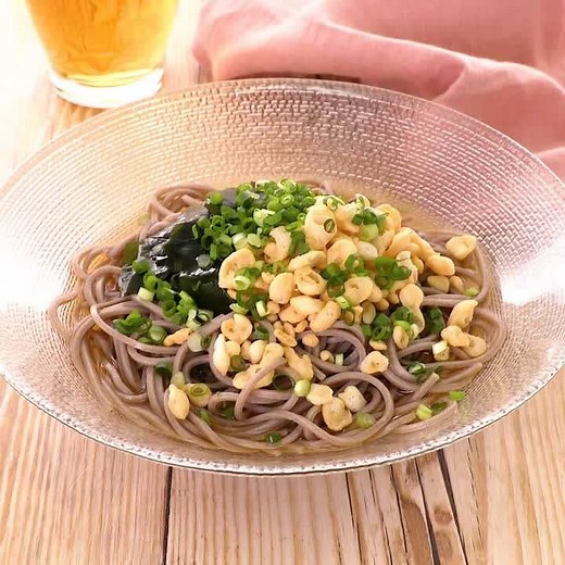 さっぱり食べられる♪ 冷やしたぬき蕎麦のレシピ動画・作り方 | デリッシュキッチン