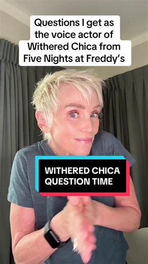 Answers to some of the most common questions I get about voice acting Withered Chica in Five Nights at Freddy’s. Should I make a video explaining why I can’t do a tutorial on how to do the voice? Lmk in the comments! #witheredchica #fnaf #voiceacting #voiceover #question