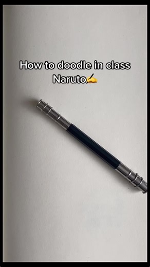 Doodling in Class: Naruto Inspired Artwork Tutorial