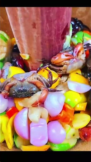 Giant Spicy Crab with Piri-Piri ASMR 🦀🔥