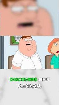 Peter Griffin's Mexican heritage plot twist 💀 #FamilyGuy #Shorts