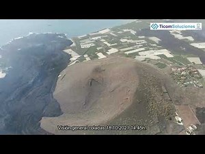 A drone company is working to airlift dogs stranded by the volcano in La Palma