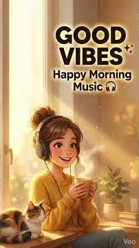 Good Vibes 💗 Happy Morning Music 🎧 Best Chill Playlist to Start a Calm Day #shorts