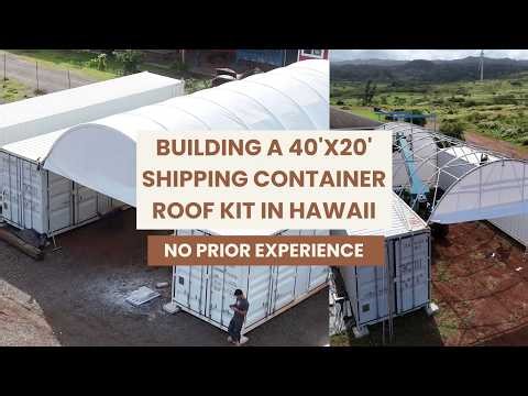 Shipping Container Roof Kit