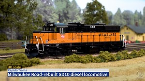Rapido Trains HO SD10 diesel locomotive - Trains
