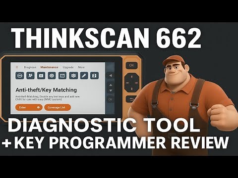 Thinkscan 662 OBD2 Diagnostic Tool – 4-System Scanner + Key Programming | Free Lifetime Updates