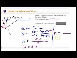 Scale Factor of a Dilation
