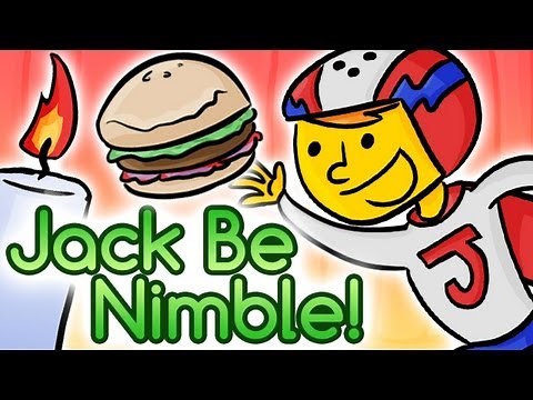 Jack Be Nimble, Jack Be Quick 🕯️ A Nursery Rhyme for PreSchool Kids SEQUEL 🛹 Cool School