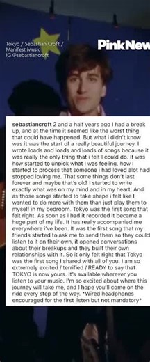 Actor Sebastian Croft, known for his role as Ben Hope in the hit series 'Heartstopper', has launched